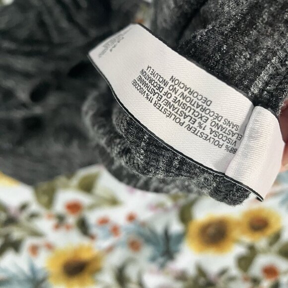 Victoria's Secret Romper Womens M Ribbed Gray Sleeveless Jumpsuit - Picture 6 of 9